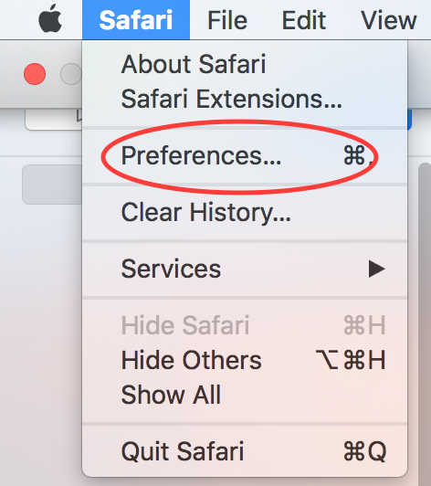 How to Disable Push Notifications on Safari Step 1