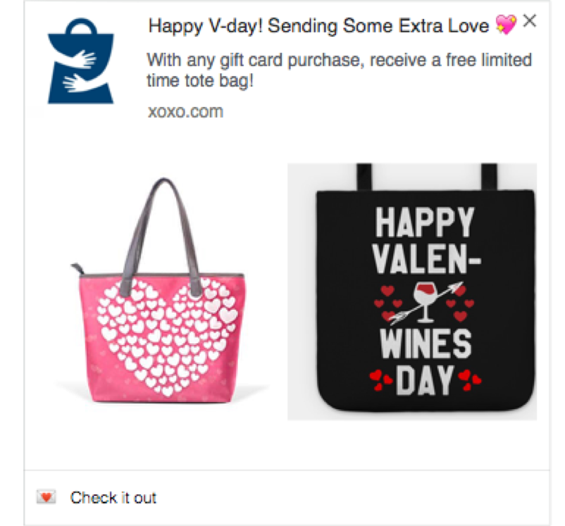 Valentines Day Campaign Screenshot