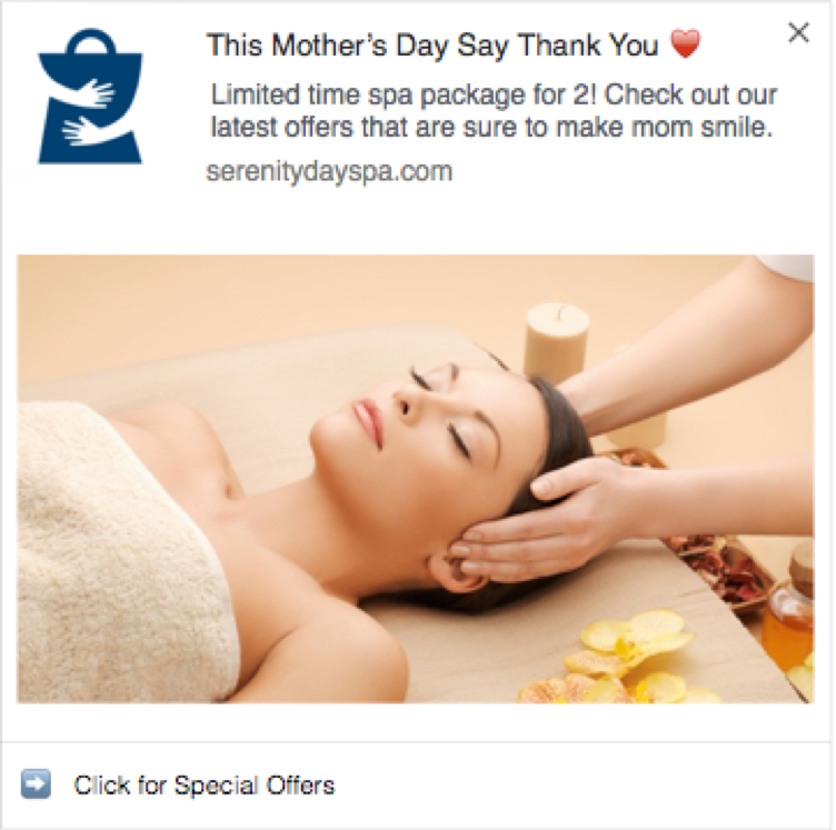 Mothers Day Campaign Screenshot