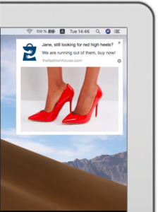 Web Push Notification Example on Multi-Channel Marketing