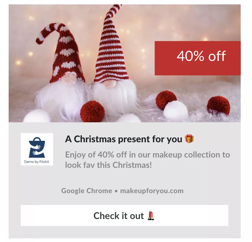 Holiday sales Christmas campaign