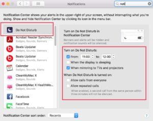 Allow Web Push Notifications mac