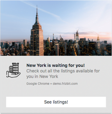 Web Push Notifications for Real Estate