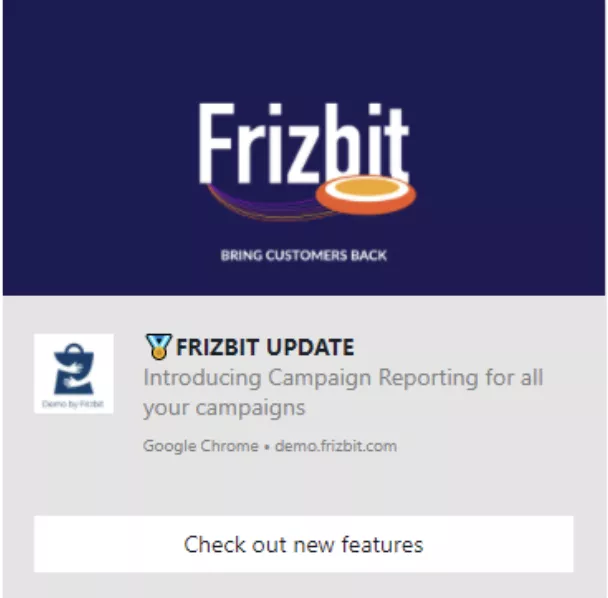 Notificaciones Push Web para B2B ejemplo con Frizbit