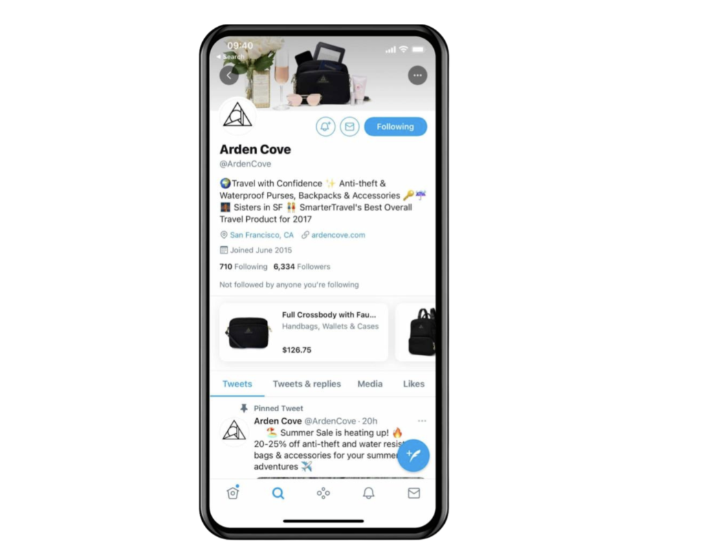 Shopping Spotlight Twitter Frizbit Digital Marketing news and updates