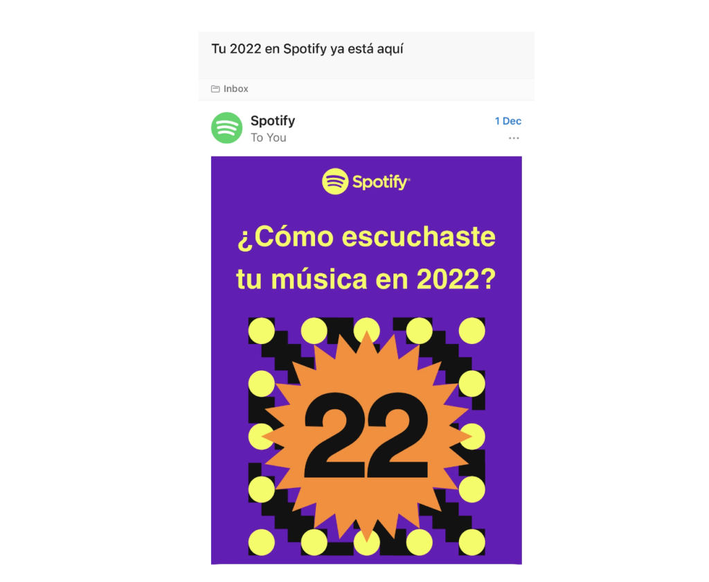 Spotify email marketing campaign