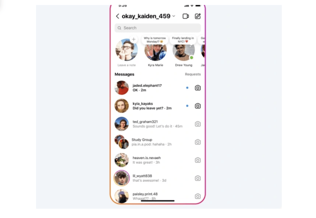 Digital Marketing News & Updates December 2023 Instagram notes 2
