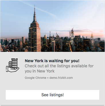 Web Push Notifications for Real Estate