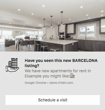 Real Estate Web Push Notification