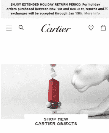 Cartier Black Friday Example