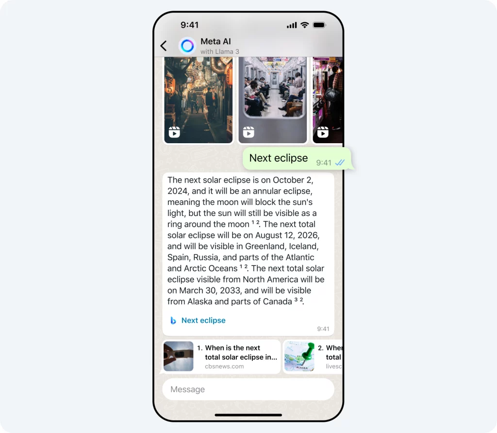 Meta AI in WhatsApp - Digital Marketing News and Updates