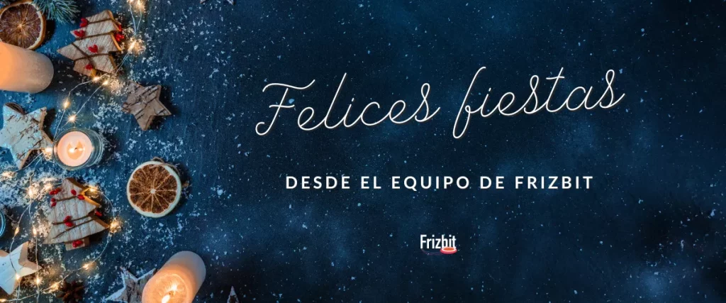 felices fiestas frizbit